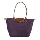 Sac Longchamp Logo soldes pas chers Shop Online Le Pliage Large Violet